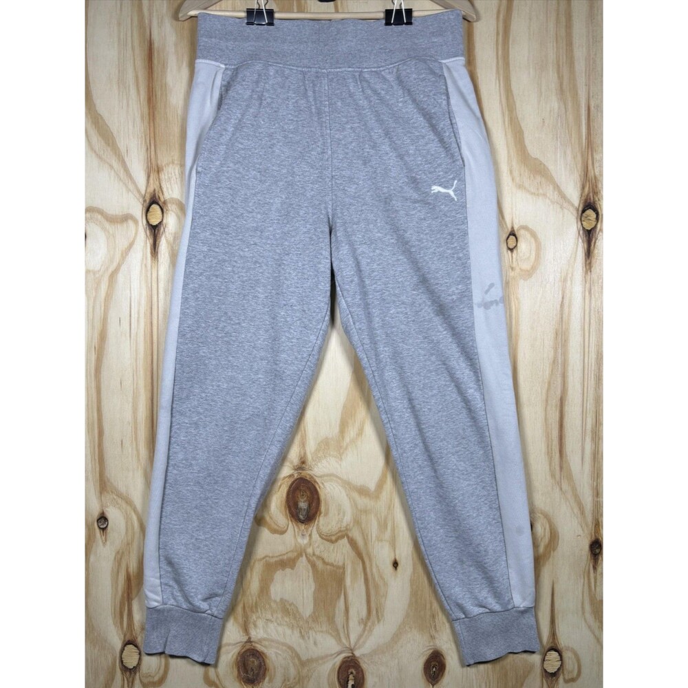 Puma Sweatpants Womens L Gray Joggers